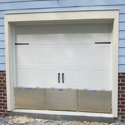 Garage Door Dam Flood Barrier / Shield, 144" - 192" Openings