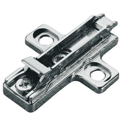 Salice Concealed Hinge, Clip Wing Mounting Plate, Quick Fixing System, Aluminum Frame, Titanum Finish
