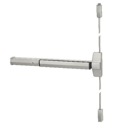 Accentra 7110F Fire Rated, Surface Vertical Rod Exit Device Panic Bar, Exit Only, Grade 1, 36" Door