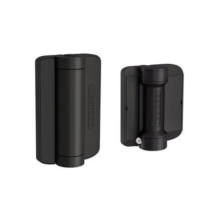 Locinox Gate Closer CARACAL, Hydraulic 180° Gate Closer and Hinge Mounted with Self-drilling Screws