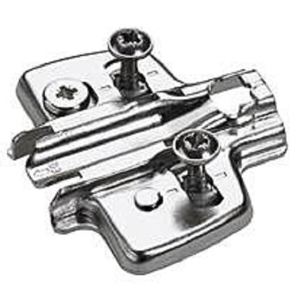 Hettich 9071655 Mounting Plate with Expanding Sockets