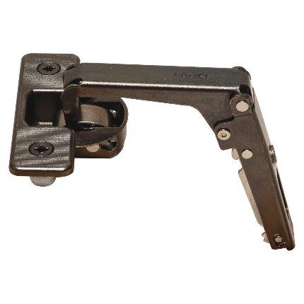 Salice Concealed Hinge, Pie-cut Corner Hinge, 70° Opening Angle, Dowel, Full Overlay, Self-close