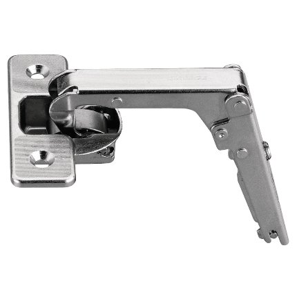 Salice Concealed Hinge, Pie-cut Corner Hinge, 70° Opening Angle, Dowel, Full Overlay, Self-close