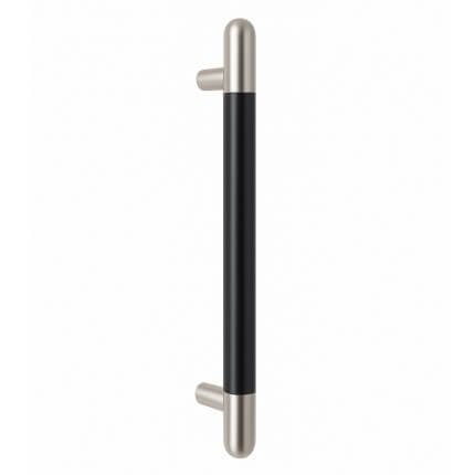 Trimco Black Anodized Grip Pull with Offset Standoff and Radius Ends