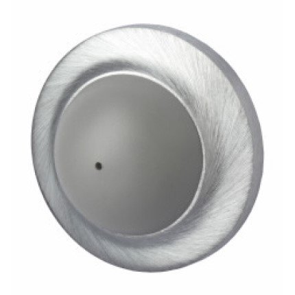 Rockwood #400, Solid Cast Door Stop, Wall Mounted, Concealed Mounting, Satin Chrome Finish - QuickShip