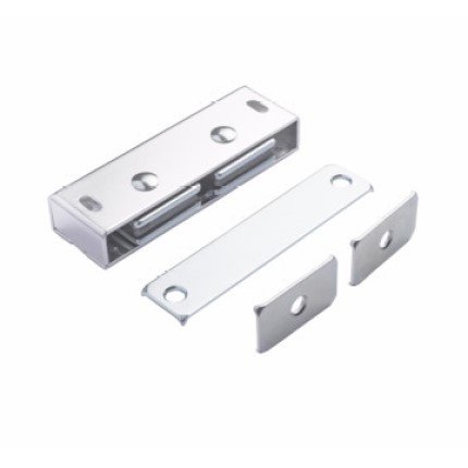 Rockwood #901 Extra Heavy Duty Magnetic Catch, Aluminum Finish - QuickShip