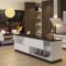 Hettich Wingline L Sliding Hardware used on large kitchen cabinet