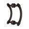 FHC Opulent Series 6" Back-To-Back Offset Shower Door Handles, Oil Rubbed Bronze (US10B) Finished