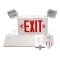 Topaz TPESC/LED LED Exit Sign with 2-Lamp Heads and Battery Backup
