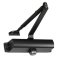 Accentra 1101BF Door Closer, Non-Hold Open with Tri-Packed Arms, Adjustable Spring Size, Black Suede Powder Coat (BSP) Finish