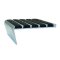 Wooster Supergrit W138 No-Slip Nosing for Steel Pan Stairs with 10° Riser Slope, 3" Depth, 1.125" Riser