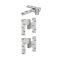 Rixson 165, Door Closer Pivot, Pivot Set Without Bottom Pivot, 3/4 Offset