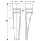 Hafele Wooden Corbel, Aracdian Collection Product Specs