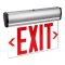 Topaz ESEL/SFS/RCL/B-NYC LED Indoor Luminaries Exit & Emergency Lighting, Clear Edge, Single Face, NYC Approved