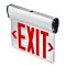 Topaz ESEL/DFS/RMR/B-NY LED Indoor Luminaries Exit & Emergency Lighting, Mirrored Edge, Double Face, NYC Approved