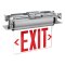 Topaz ESEL/SFR/RCL/B-NYC LED Indoor Luminaries Exit & Emergency Lighting, Mirrored Edge, Double Face, NYC Approved
