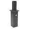 Topaz SQ4TA/BZ-96 4" Square Pole to Tenon Adapter for Area and Flood Lights