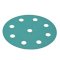 Hafele Abrasive FilmBac Disc, PSA Premium, 5", Aluminum Oxide, 9 Holes, Pack of 100