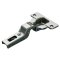 Salice Concealed Hinge, Thick Door Hinge, 94° Opening Angle, Screw, Half Overlay, Self Closing, Nickel-Plated