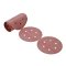 Hafele Premier Red Abrasive Disc, Hook-N-Loop 6", Aluminum Oxide, 6 Holes, Pack of 100