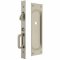 Emtek Classic Pocket Door Mortise Lock in Satin Nickel Finish (US15)