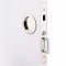 Emtek Round Pocket Door Mortise Lock in Polished Chrome Finish (US26)