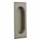Emtek #2201 Brass Flush Rectangular Pull Tumbled White Bronze (TWB) Finished