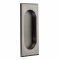 Emtek #2201 Brass Flush Rectangular Pull Pewter (US15A) Finished
