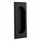Emtek #2201 Brass Flush Rectangular Pull Flat Black (US19) Finished