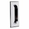 Emtek #2201 Brass Flush Rectangular Pull Polished Chrome (US26) Finished