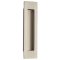 Emtek #220306 Brass Flush Door Pulls or Cabinet Handle - Modern Rectangular Satin Nickel (US15) Finished