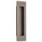 Emtek #220306 Brass Flush Door Pulls or Cabinet Handle - Modern Rectangular Pewter (US15A) Finished