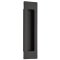 Emtek #220306 Brass Flush Door Pulls or Cabinet Handle - Modern Rectangular Flat Black (US19) Finished