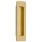 Emtek #220306 Brass Flush Door Pulls or Cabinet Handle - Modern Rectangular Satin Brass (US4) Finished