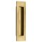 Emtek #220306 Brass Flush Door Pulls or Cabinet Handle - Modern Rectangular French Antique (US7) Finished