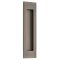 Emtek #220307 Brass Flush Door Pulls or Cabinet Handle - Modern Rectangular Pewter (US15A) Finished