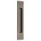 Emtek #220310 Brass Flush Door Pulls or Cabinet Handle - Modern Rectangular Pewter (US15A) Finished