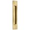 Emtek #220310 Brass Flush Door Pulls or Cabinet Handle - Modern Rectangular French Antique (US7) Finished