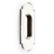 Emtek #2205 Brass Flush Door Pulls - #8 Classic Curved Design Polished Nickel (US14) Finished