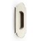 Emtek #2205 Brass Flush Door Pulls - #8 Classic Curved Design Satin Nickel (US15) Finished