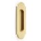 Emtek #2206 Brass Flush Door Pulls - #8 Classic Curved Design French Antique (US7) Finished