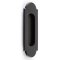 Emtek #2206 Brass Flush Door Pulls - #8 Classic Curved Design Flat Black (US19) Finished