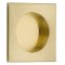 Emtek #2213 Brass Square Flush Door Pull for 2-1/8" Bore French Antique (US7) Finished