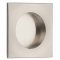 Emtek #2213 Brass Square Flush Door Pull for 2-1/8" Bore Satin Nickel (US15) Finished