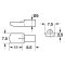 Hafele Shelf Support, Anti Slip for 13/64" (5 mm) Diameter Hole, Steel, Specs