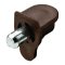 Hafele Shelf Support, for 13/64" (5 mm) diameter hole, Plastic with Steel Pin, Brown