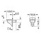 Hafele Shelf Support, for 13/64" (5 mm) diameter hole, Plastic with Steel Pin, Specs