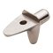 Hafele Shelf Support, for 13/64" Diameter Hole, Zinc, Nickel Plated