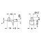 Hafele Shelf Support, with Shelf Fixing Plug, for 13/64" (5 mm) Diameter Hole, Nickel Plated, Specs