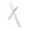 Hafele Shelf Hold-Down with Points, for 13/64" (5 mm) Diameter Hole, Plastic, White